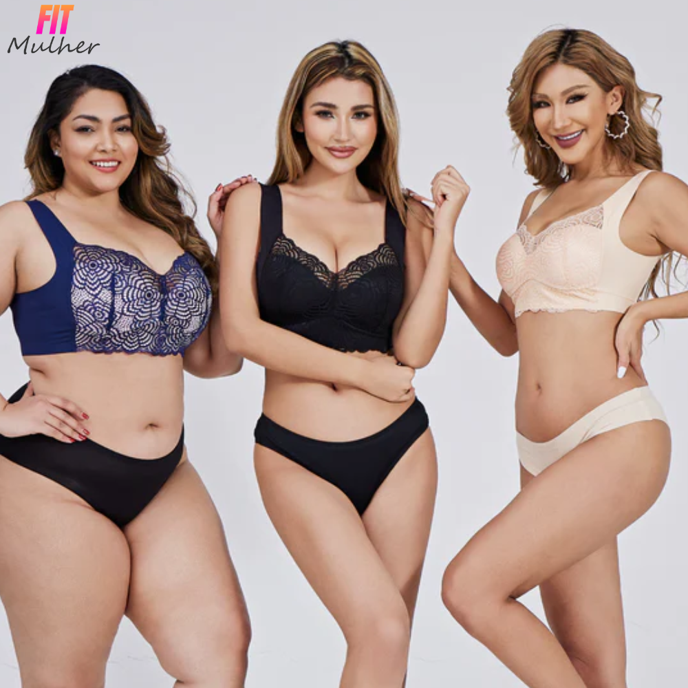 Compre 1 Leve 2: Sutiã Fit Bordado