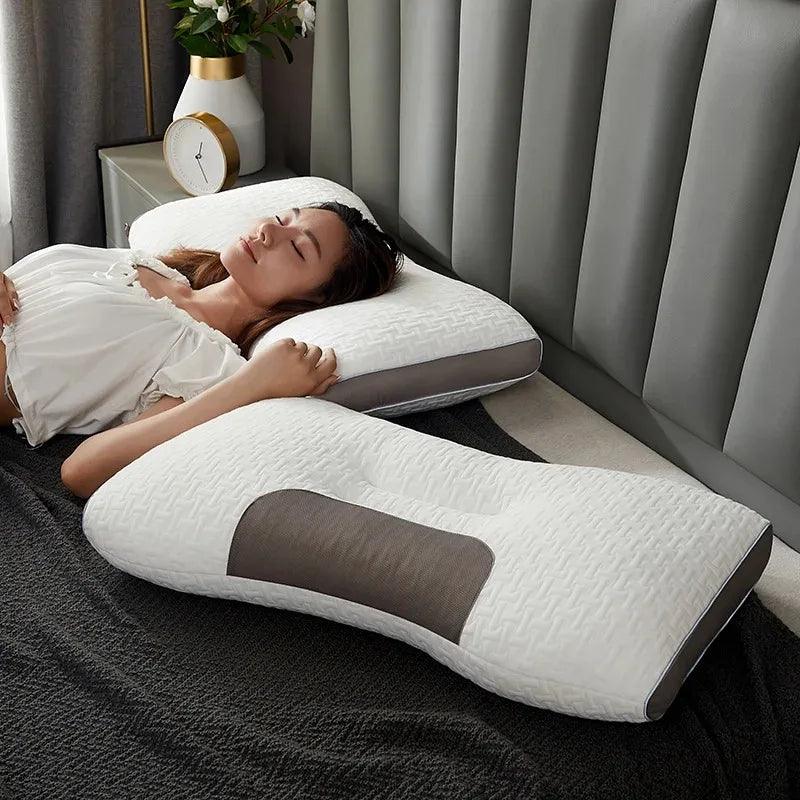 PillowConfort - Tenha Noites de Sono Inigualáveis com Suporte Ortopédico Premium - Lojas Poupe-me