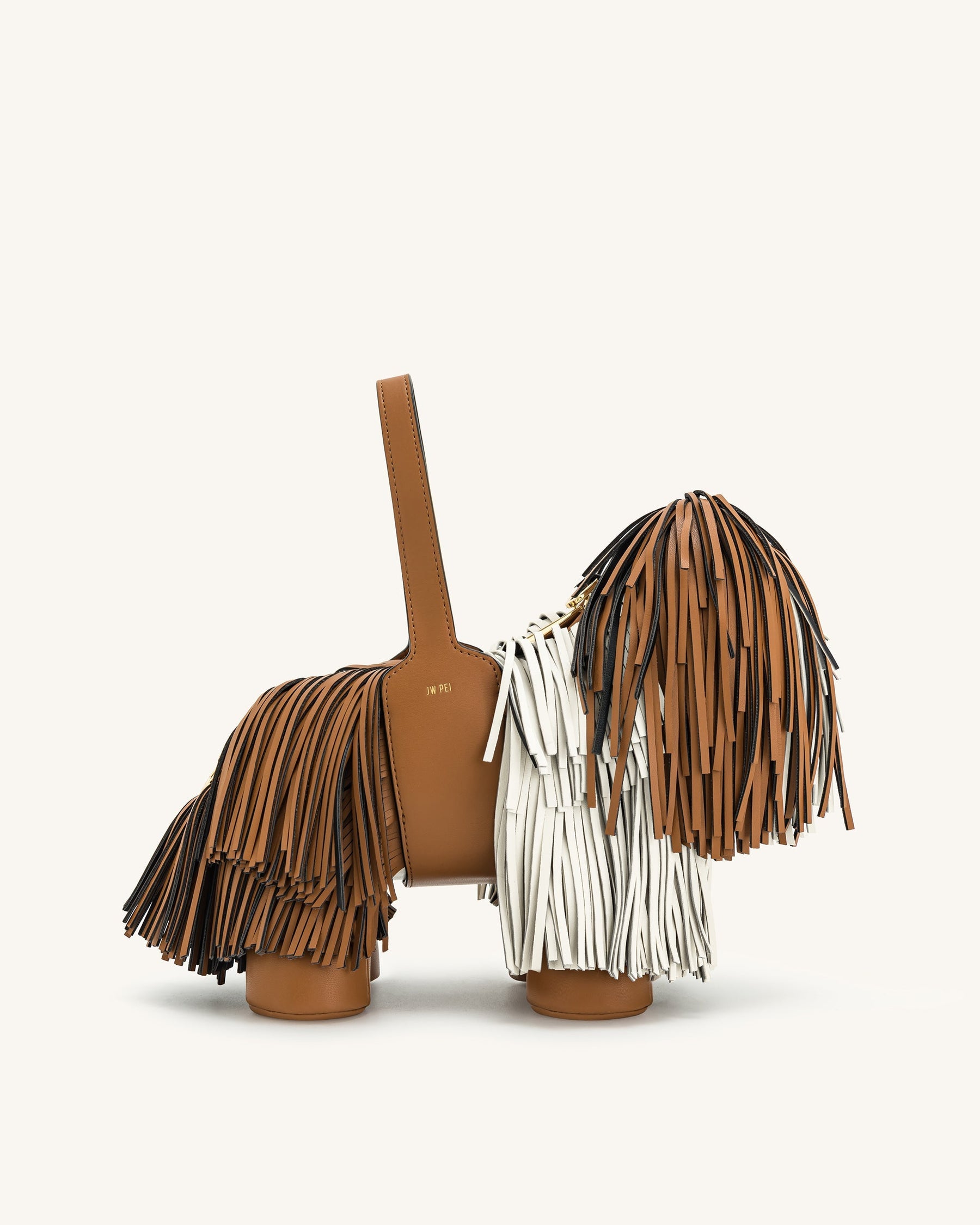 Bolsa Nita em Formato de Cachorrinho - Marrom
