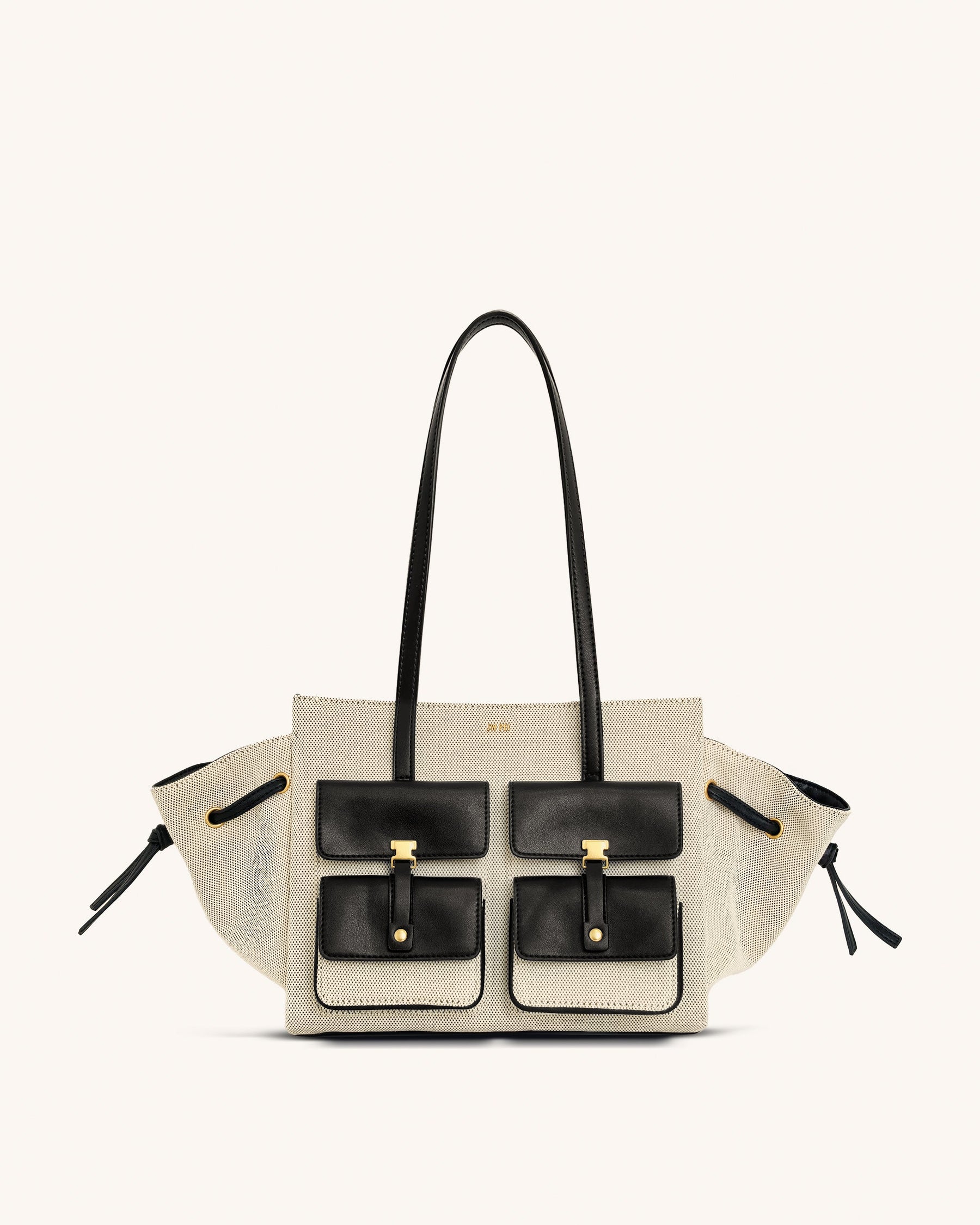 Linda Tote Bag - Black Canvas
