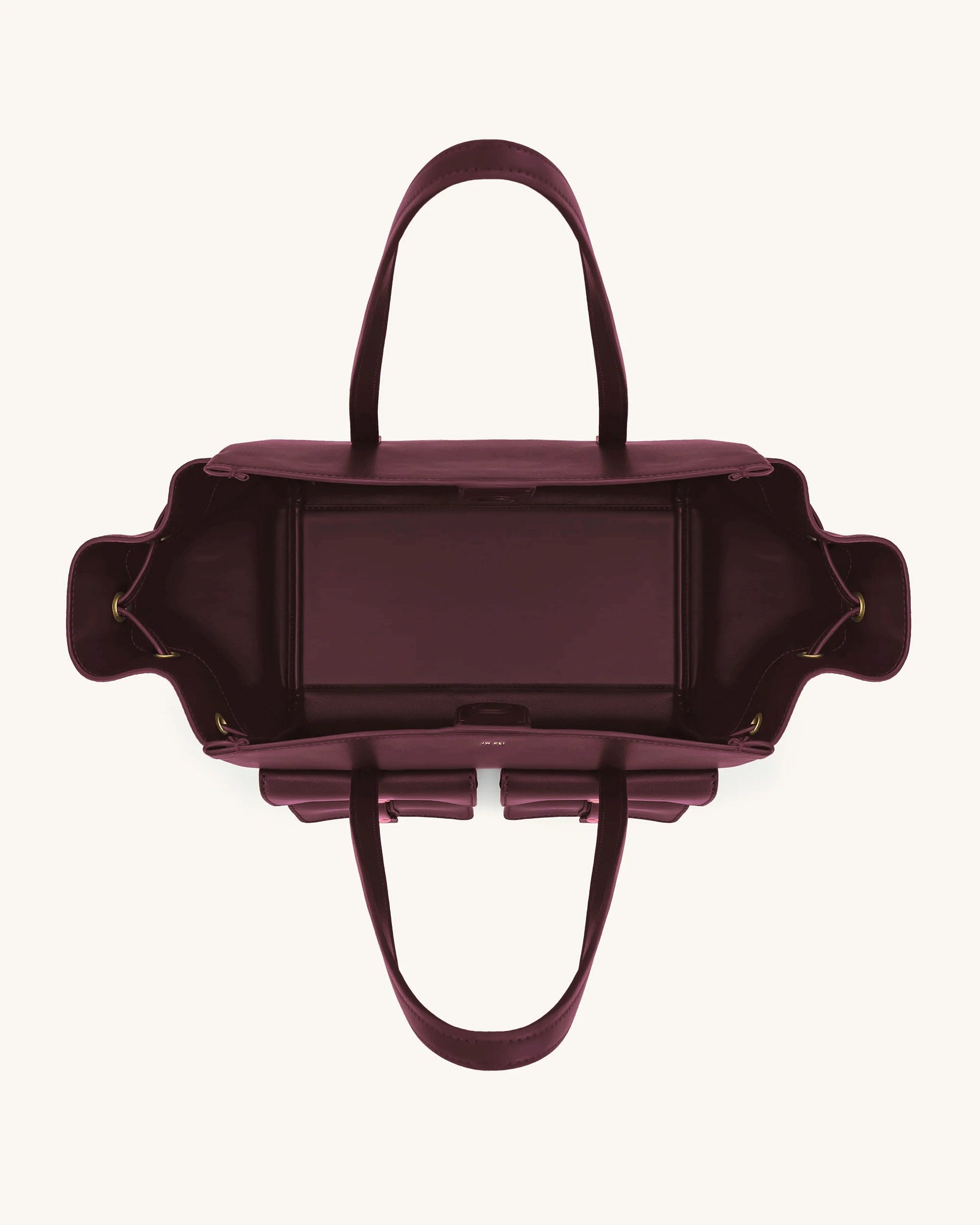 Linda Tote Bag - Deep Burgundy