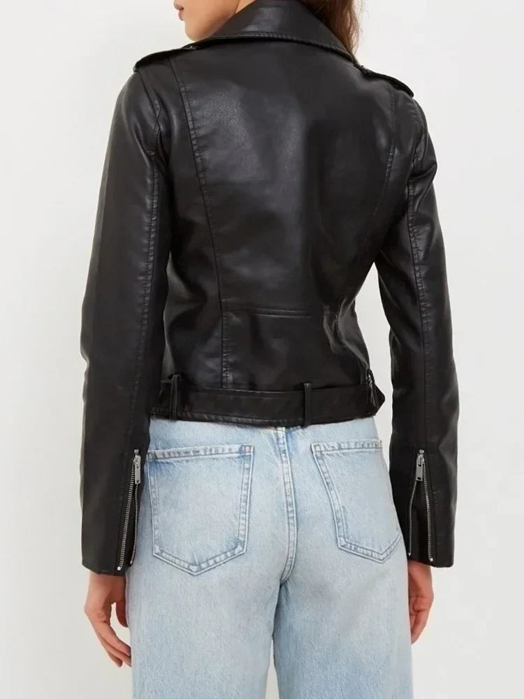 Jaqueta de Couro Outwear Selena
