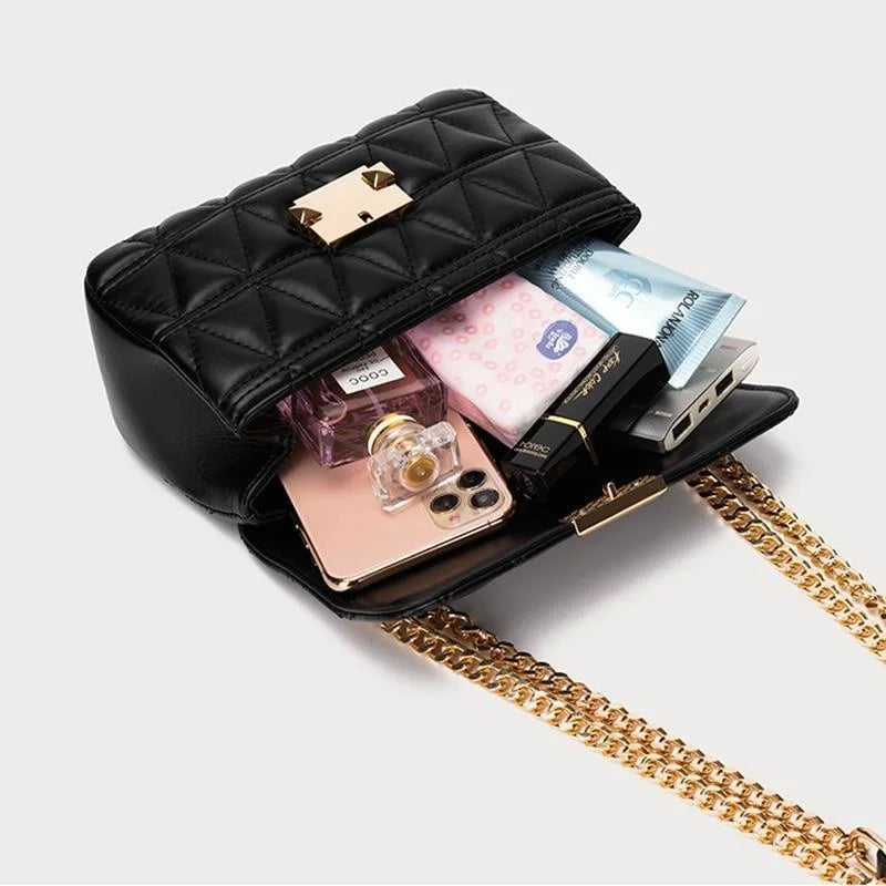 Bolsa de Ombro em Couro Josephine