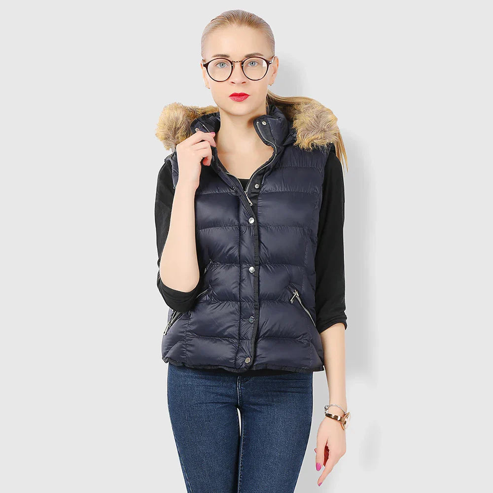Colote Puffer com Capuz Jayla