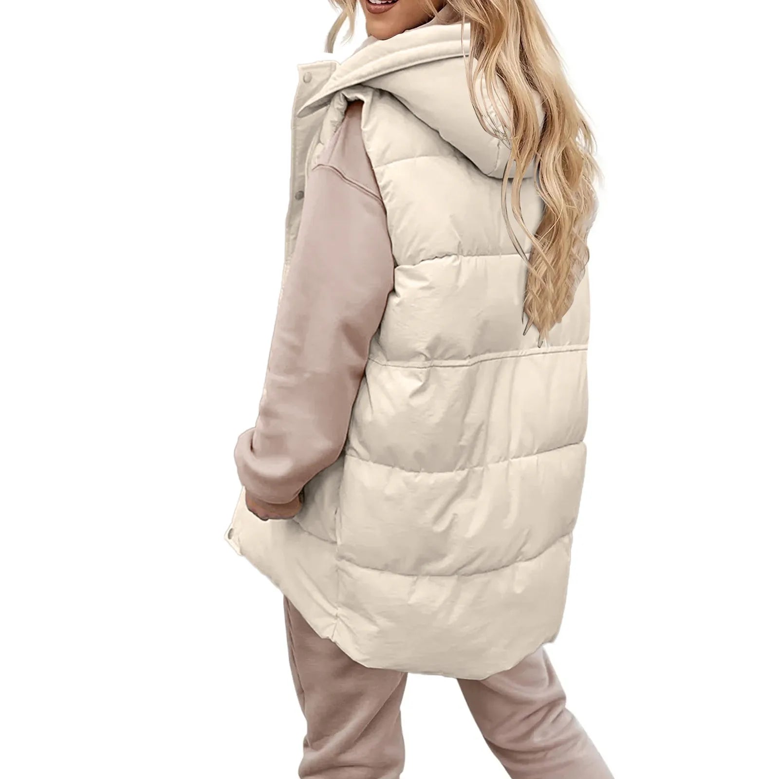 Colete Puffer com Capuz Briella