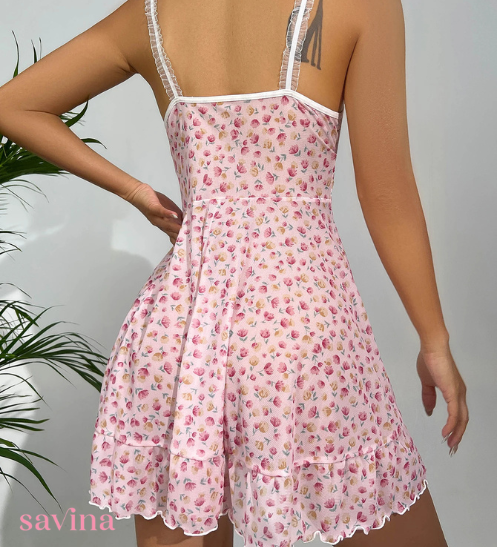 Camisola Lírio Martina™ | Vestido para dormir (Renda)