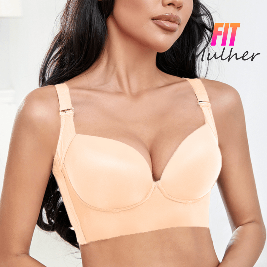 COMPRE 1 LEVE 2 - Sutiã 5D Push Up - Esconde Gorduras Costas - Embaixo do Braço - Imperfeições