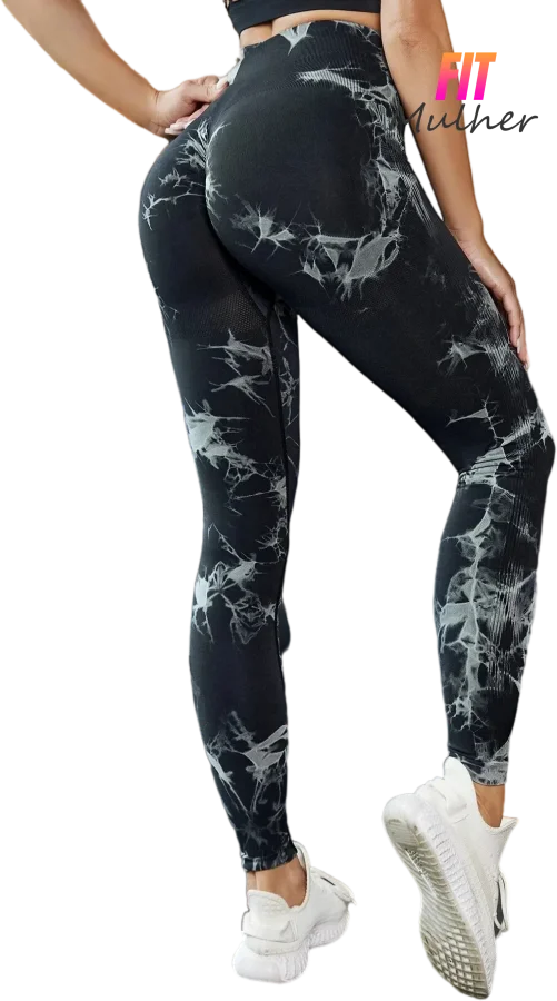 Compre 1 Leve 2: Legging Marmorizada Empina Bumbum