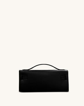 Bria Structured Top Handle Bag - Black
