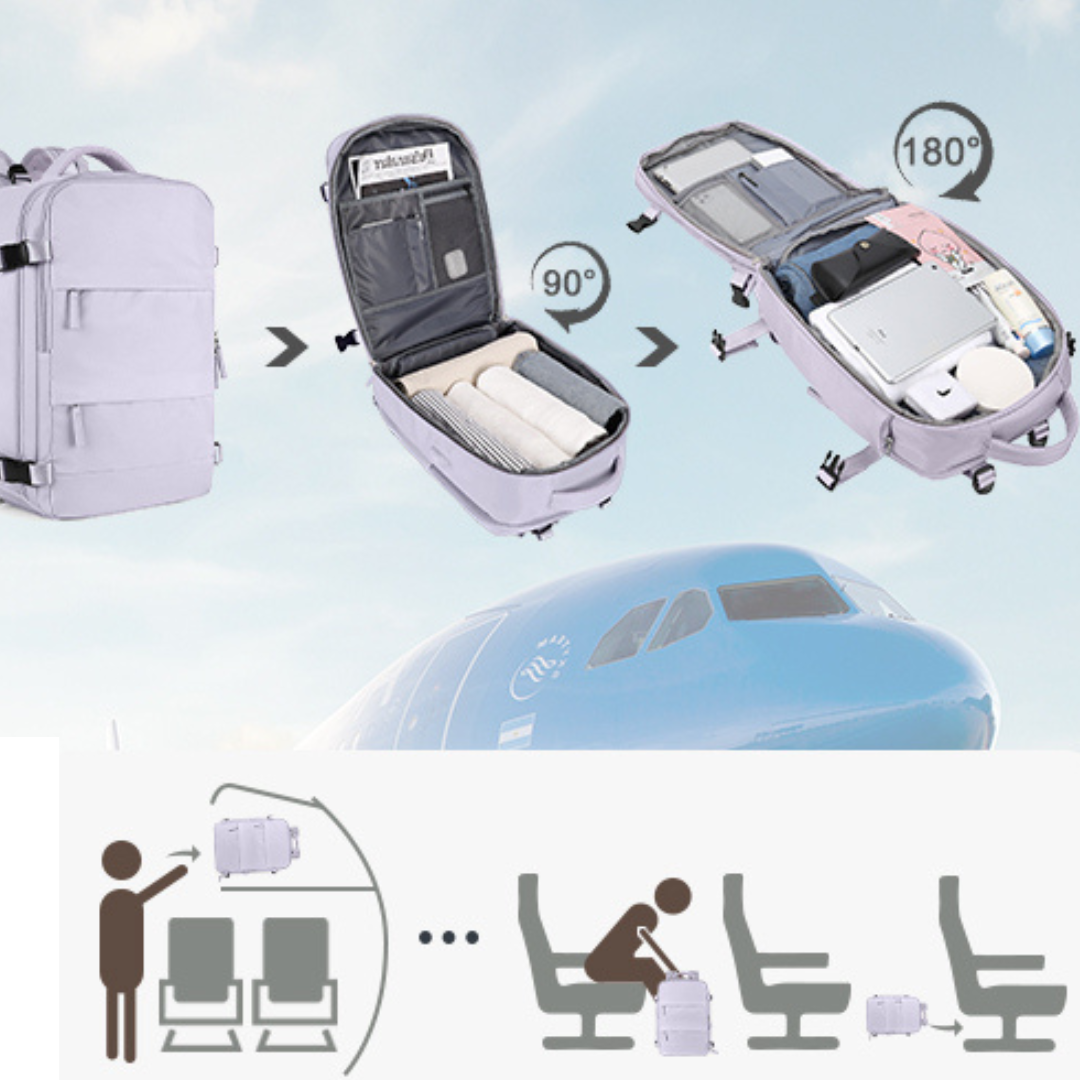 TravelBag Mix - Mochila multifuncional com carregamento USB (aprovada para voo)