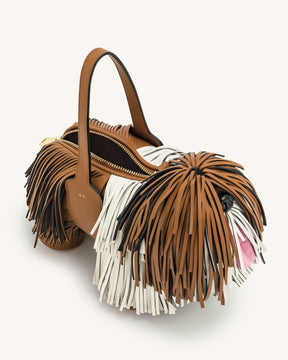 Bolsa Nita em Formato de Cachorrinho - Marrom