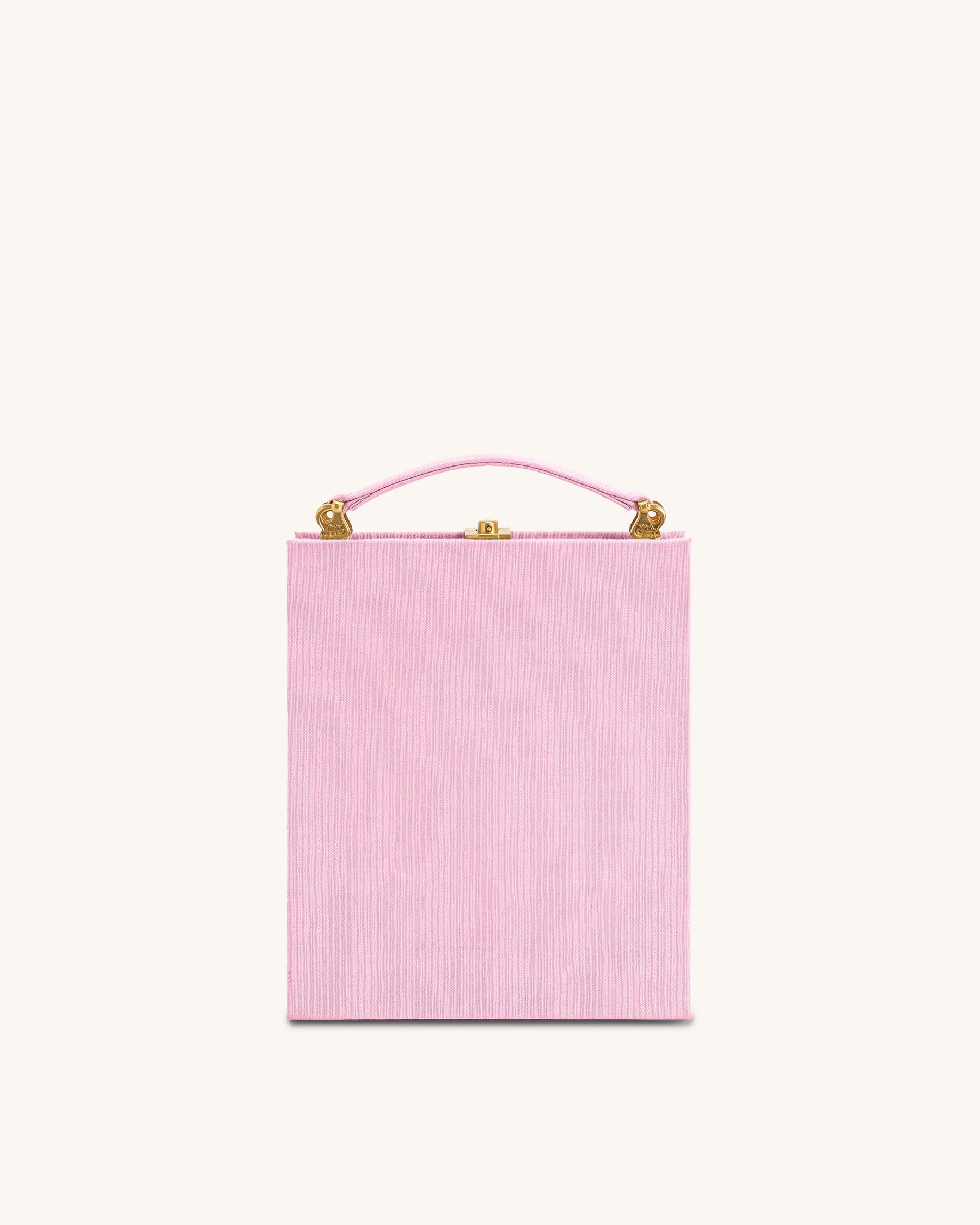 Taya Tabby Cat Pattern Book Shape Clutch Bag - Pink