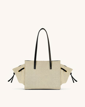 Linda Tote Bag - Black Canvas