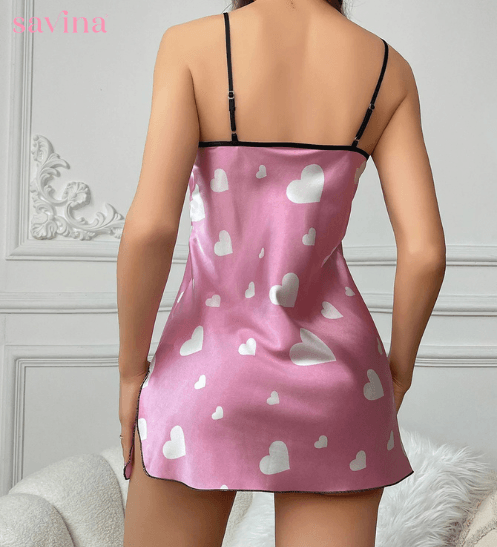 Camisola Burning Passion™ | Pink & White