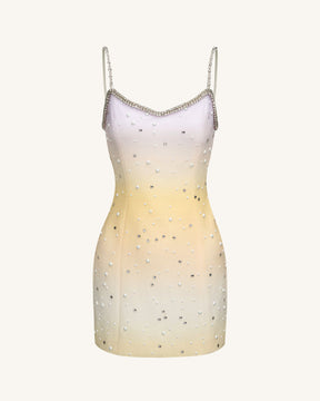 Sophia Crystal Embellished Mini Dress - Multicolor