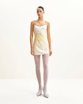 Sophia Crystal Embellished Mini Dress - Multicolor