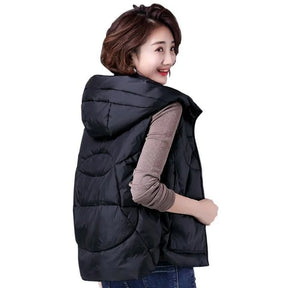Colete Puffer com Capuz Juliet
