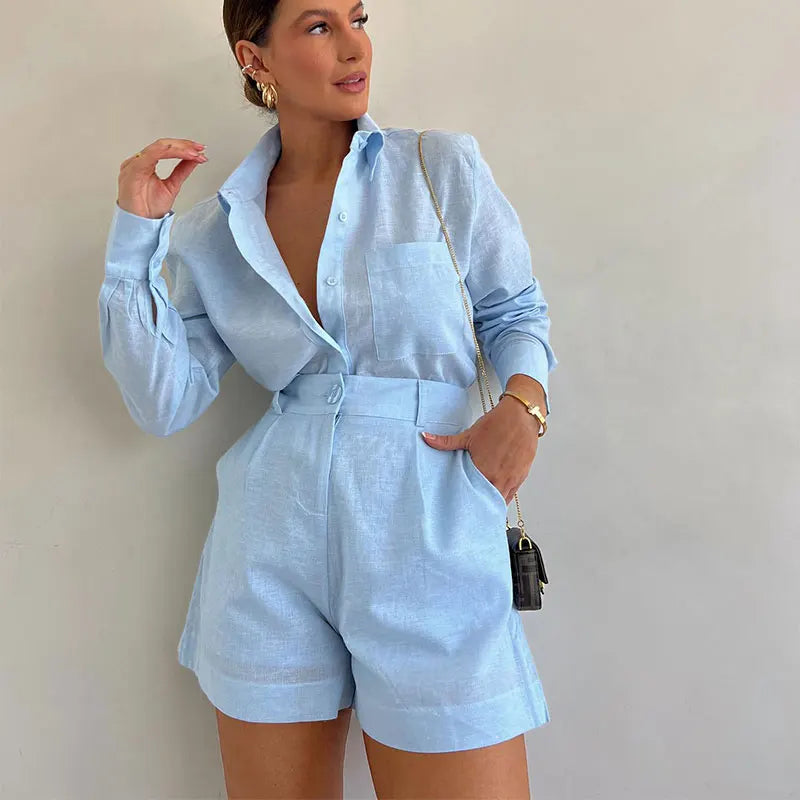 Camisa de lapela Sutton