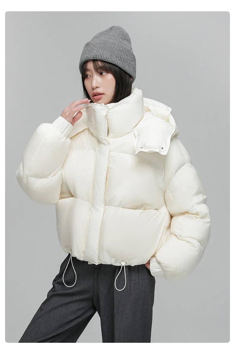 Jaqueta Puffer com Capuz Rebecca