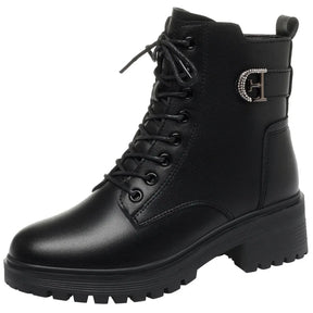 Bota de Couro Britânica Lilith