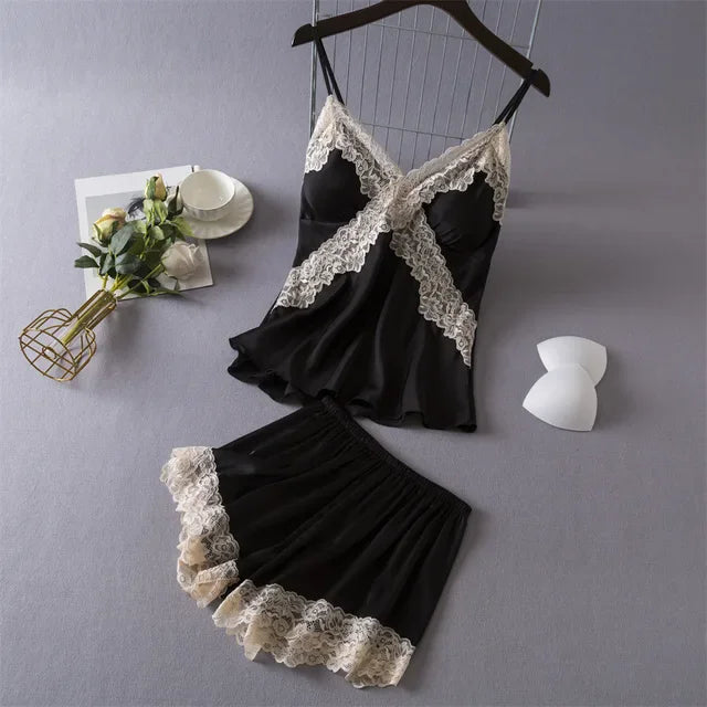 Pijama Sinuetta Black