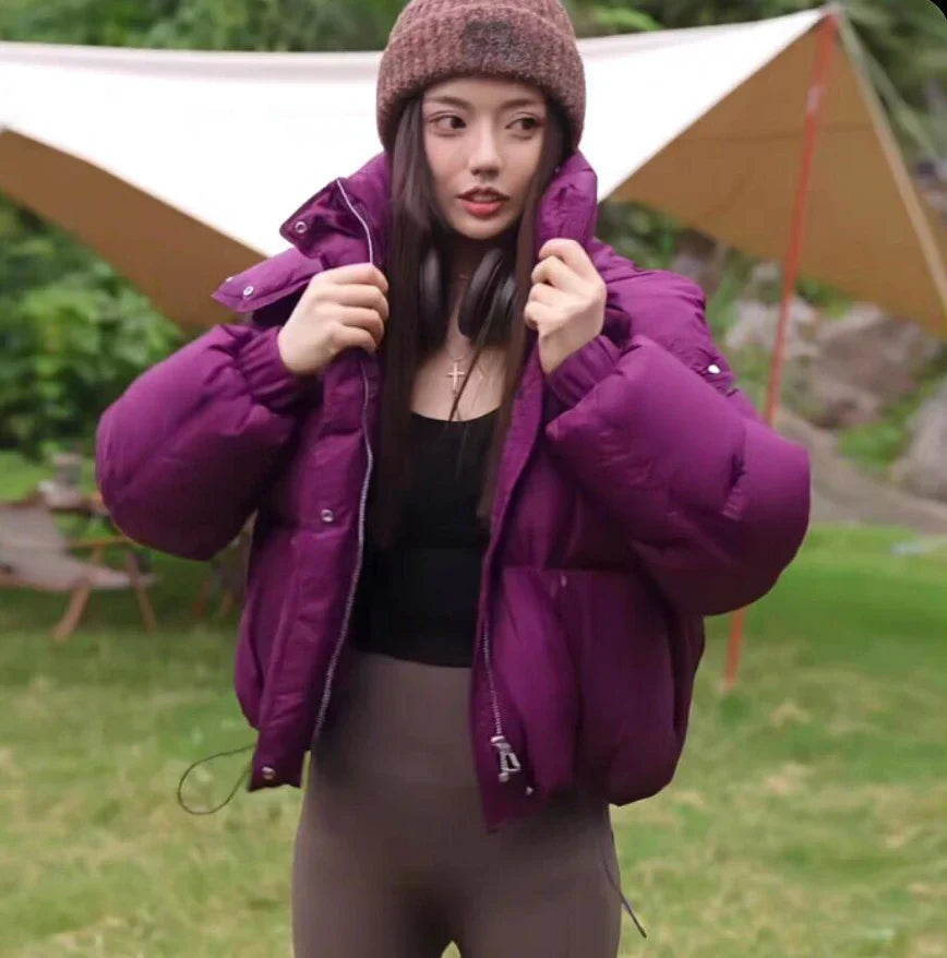 Jaqueta Puffer com Capuz Rebecca