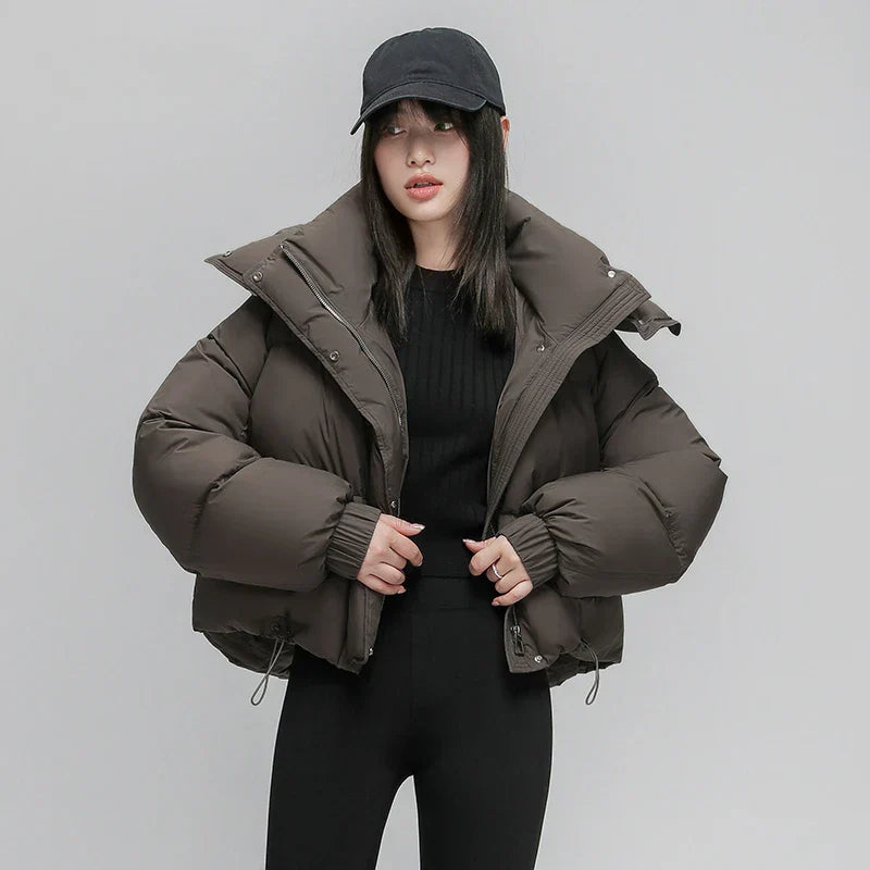 Jaqueta Puffer com Capuz Rebecca