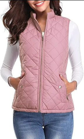 Colete Puffer Gola Mandarim Thea
