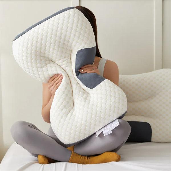 PillowConfort - Tenha Noites de Sono Inigualáveis com Suporte Ortopédico Premium - Lojas Poupe-me
