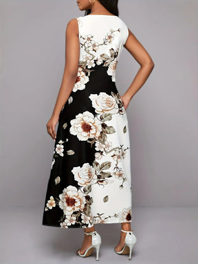 Vestido longo retrô Daniela