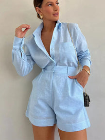 Camisa de lapela Sutton