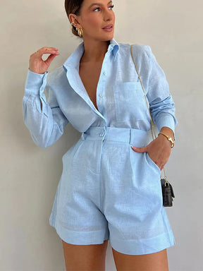 Camisa de lapela Sutton