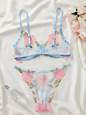 Lingerie Rosa Branca