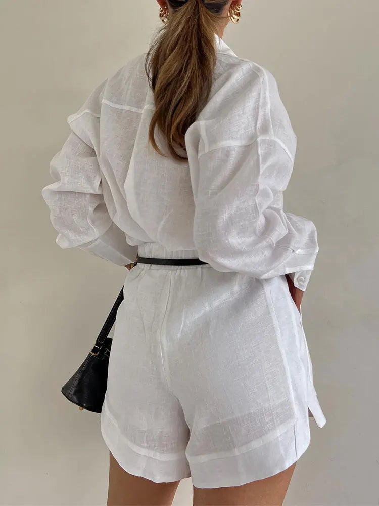 Camisa de lapela Sutton