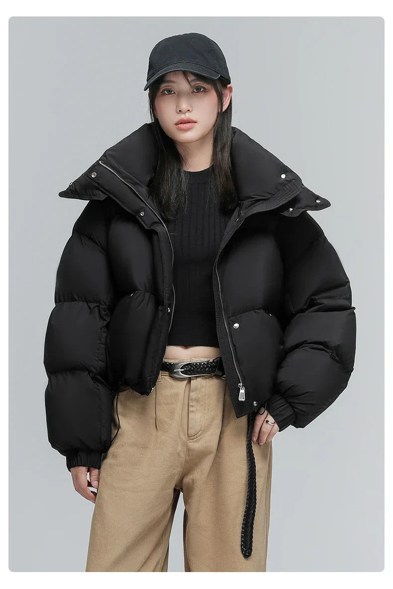 Jaqueta Puffer com Capuz Rebecca
