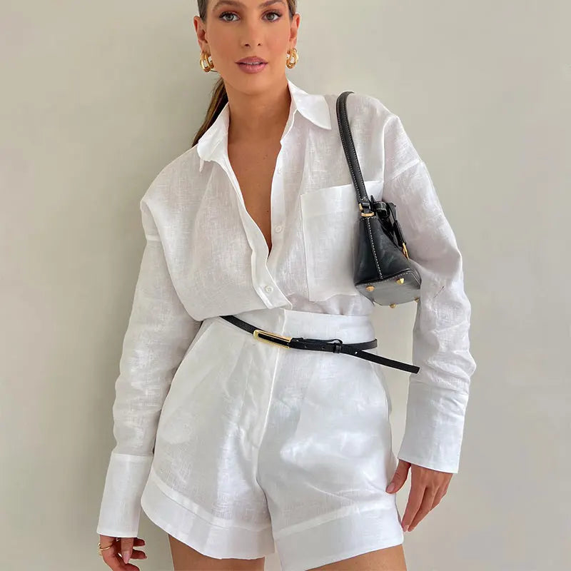 Camisa de lapela Sutton