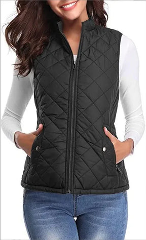 Colete Puffer Gola Mandarim Thea