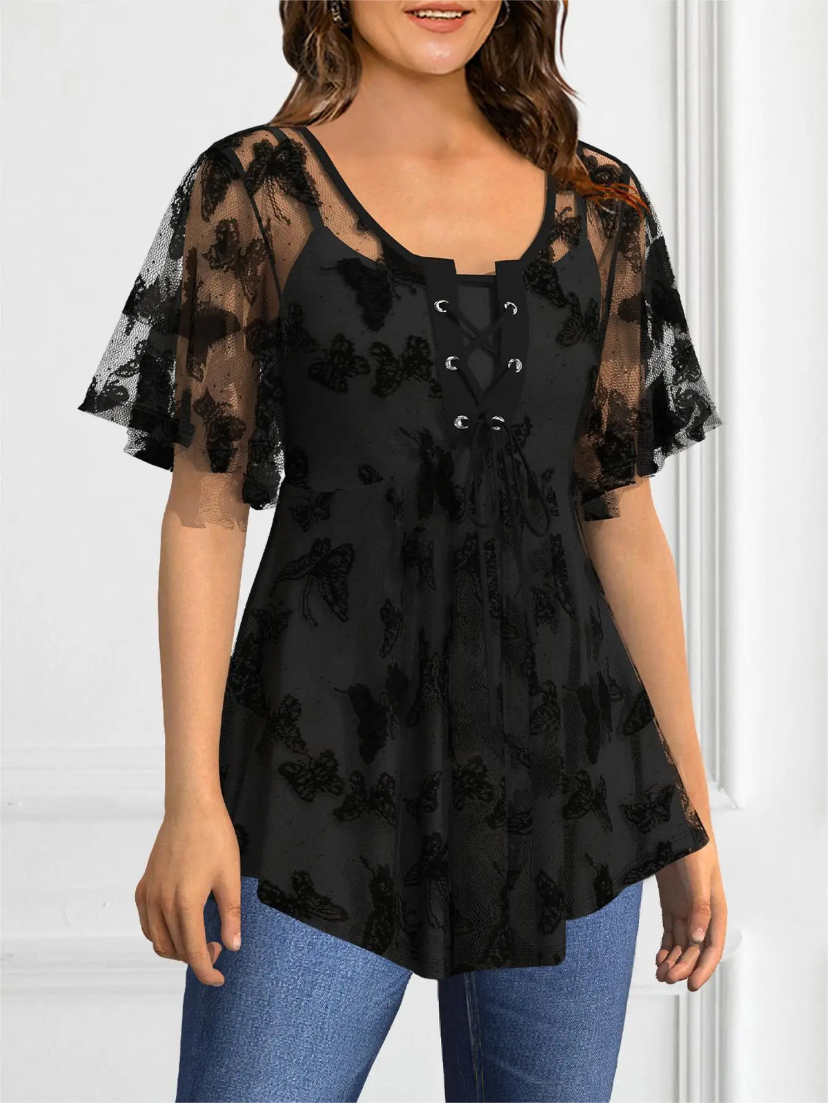 Blusa Plus Size Lauren