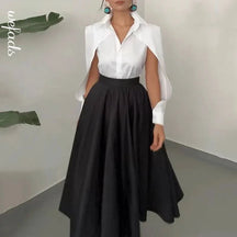 Conjunto Black & Blanc Élégance