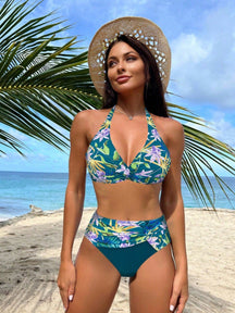 Biquíni Feminino Estampa Floral Tropical