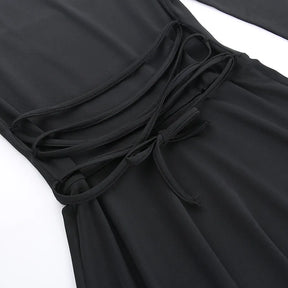 vestido slim de manga comprida Lilly