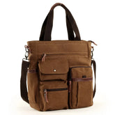 Bolsa Carteiro Masculina em Lona –Tipo Sling Bag, Bolsa de Ombro