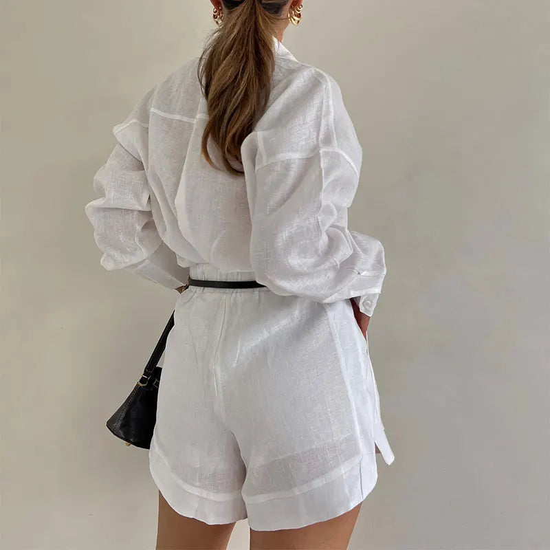 Camisa de lapela Sutton