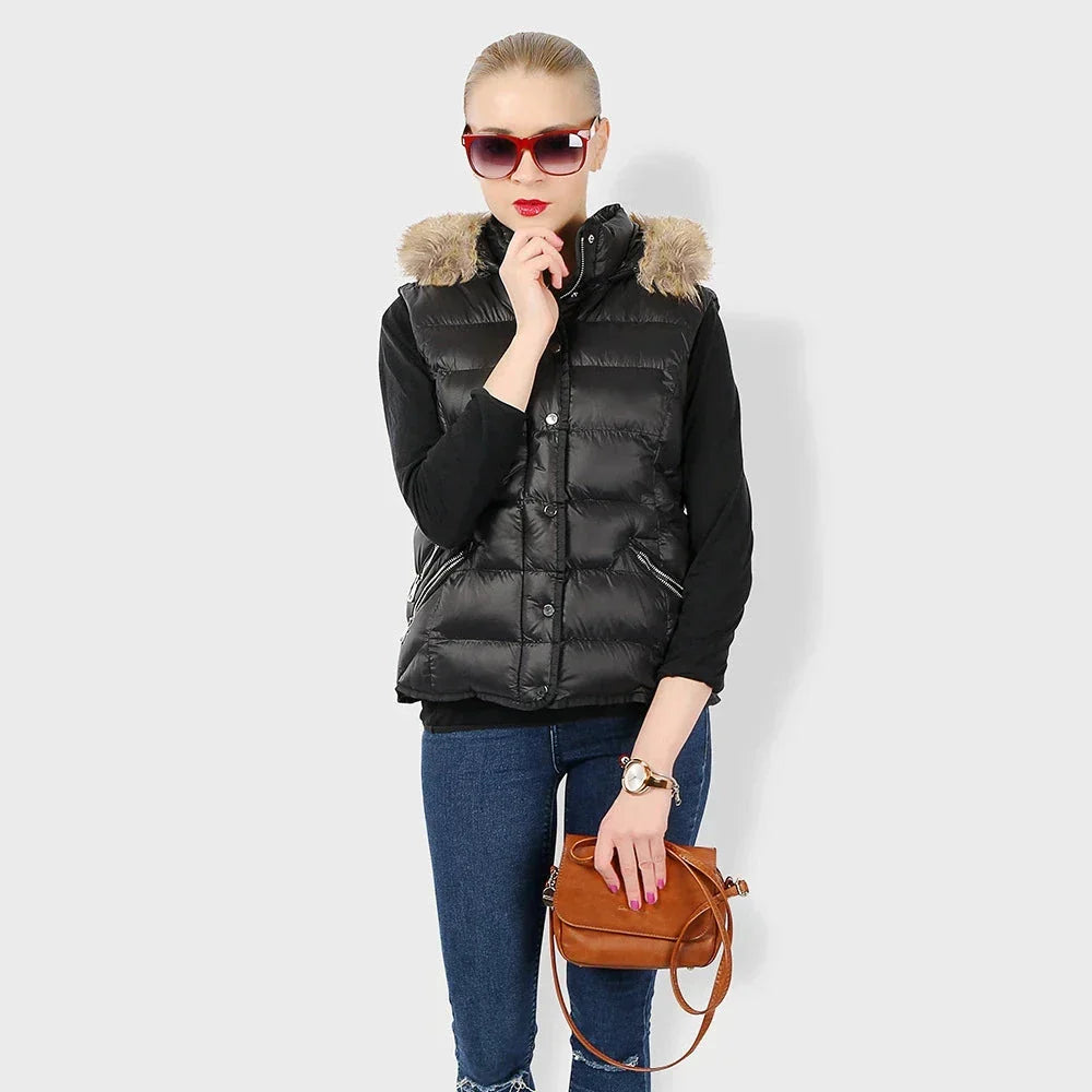 Colote Puffer com Capuz Jayla