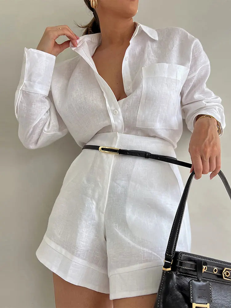 Camisa de lapela Sutton