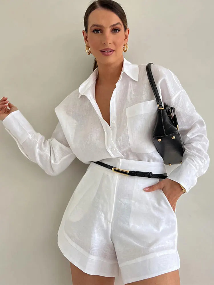 Camisa de lapela Sutton