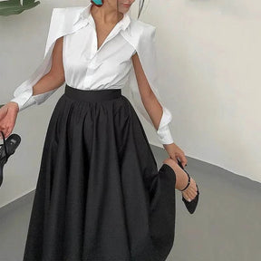 Conjunto Black & Blanc Élégance