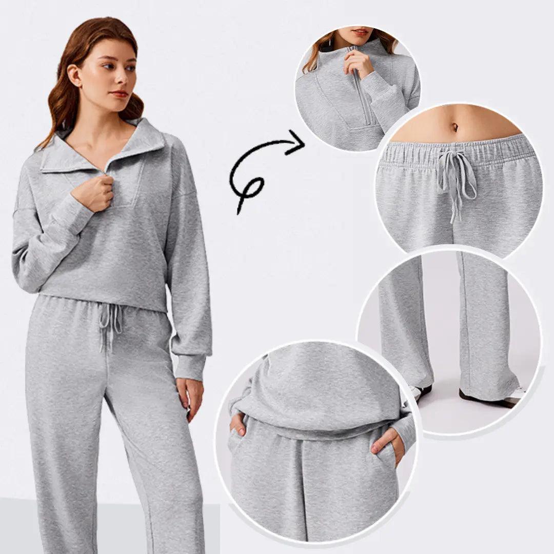 🩶Conjunto Confort Elegance – Estilo & Conforto Para Todos os Momentos