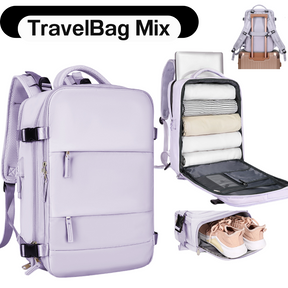 TravelBag Mix - Mochila multifuncional com carregamento USB (aprovada para voo)