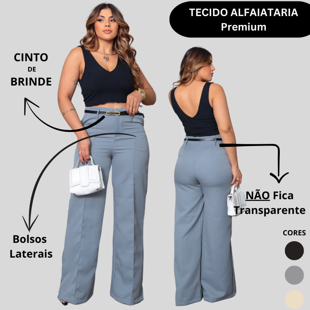 👖🔥 OFERTA IMPERDÍVEL TTINDER JEANS 🔥👖  ✅ 5 Calças Pantalona Alfaiataria Premium